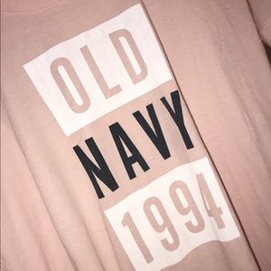 Old navy shirt says XS but can fit a M